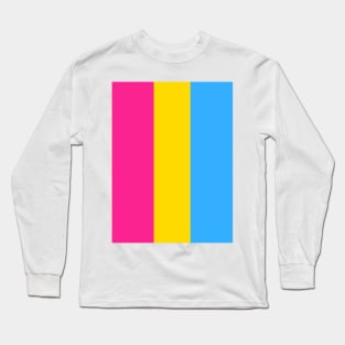 Proud Pansexual Pride Flag (Proud LGBTQ+ Community Pride Flag) Long Sleeve T-Shirt